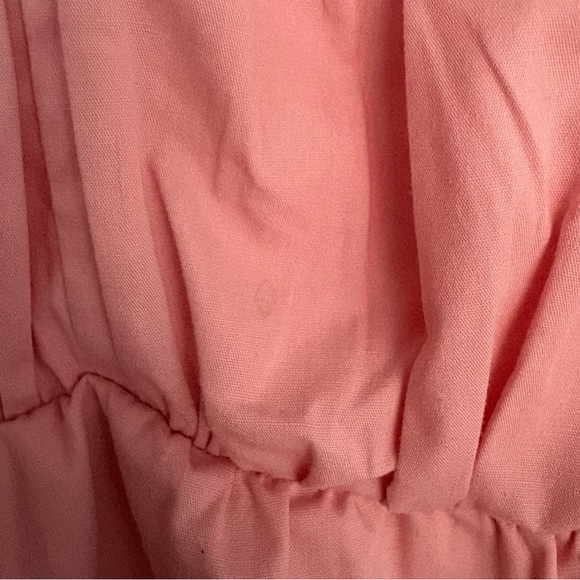 Abercrombie Flutter Sleeve Ruffle Blouse Pink Size Medium - Picture 5 of 5